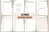Wedding Binder - 23 Pages